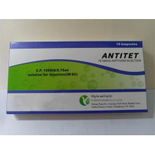 Small dosage formulation of tetanus antitoxin 1500iu